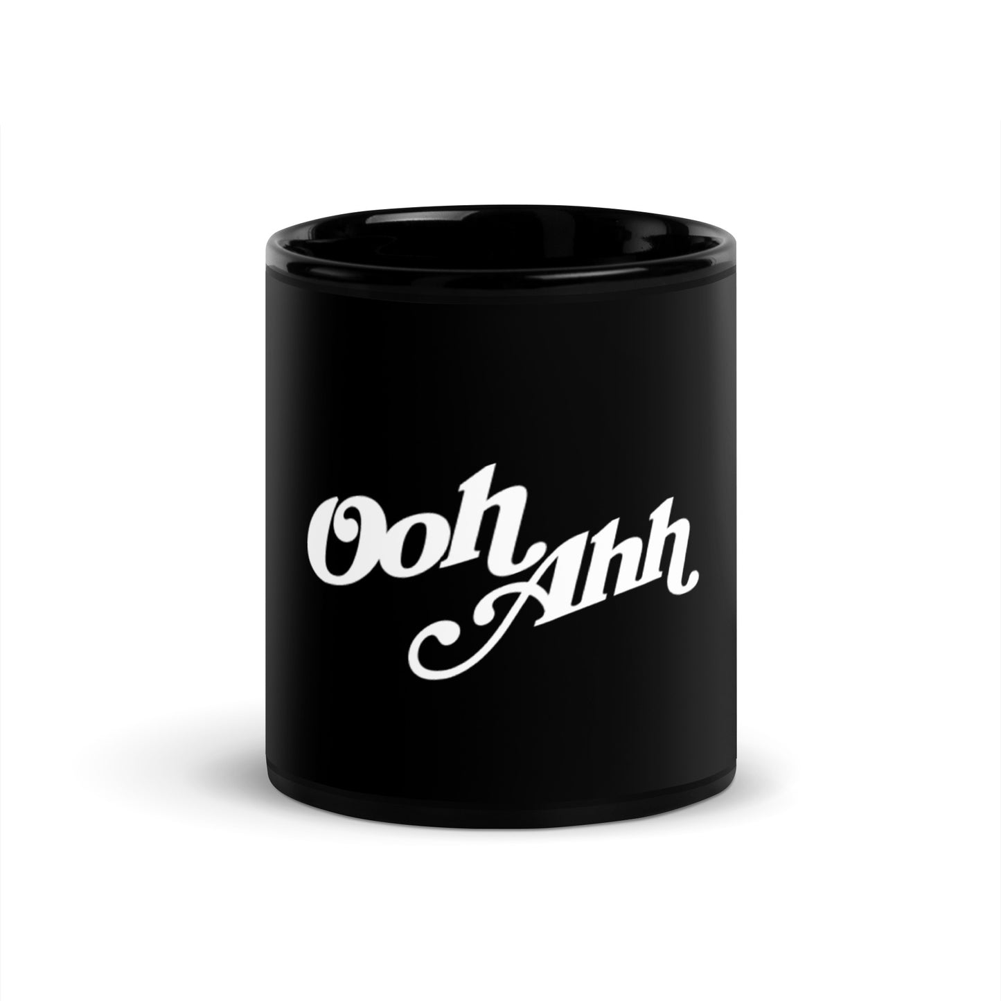 GRITS OA Black Glossy Mug