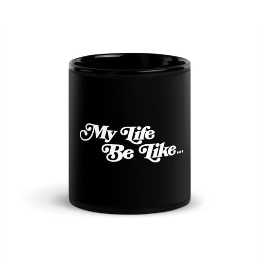 GRITS MLBL Black Glossy Mug