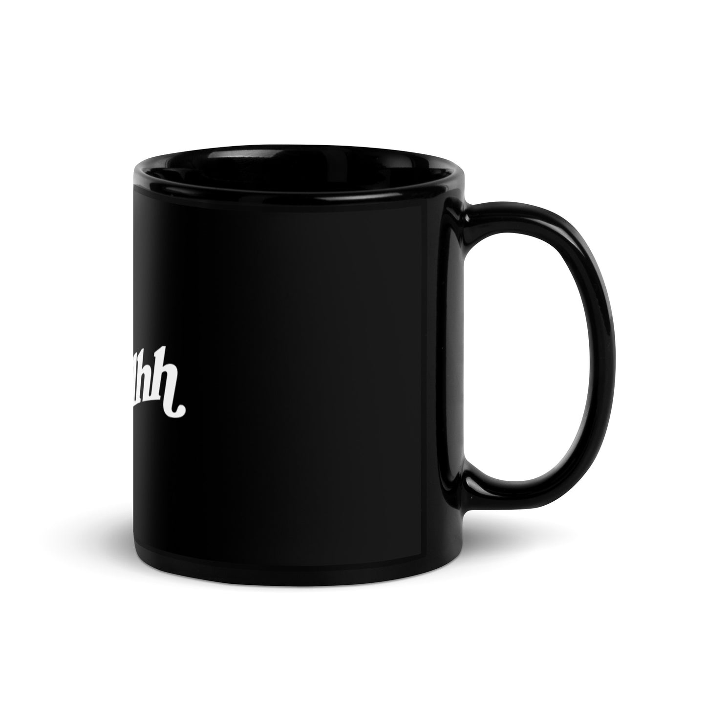 GRITS OA Black Glossy Mug