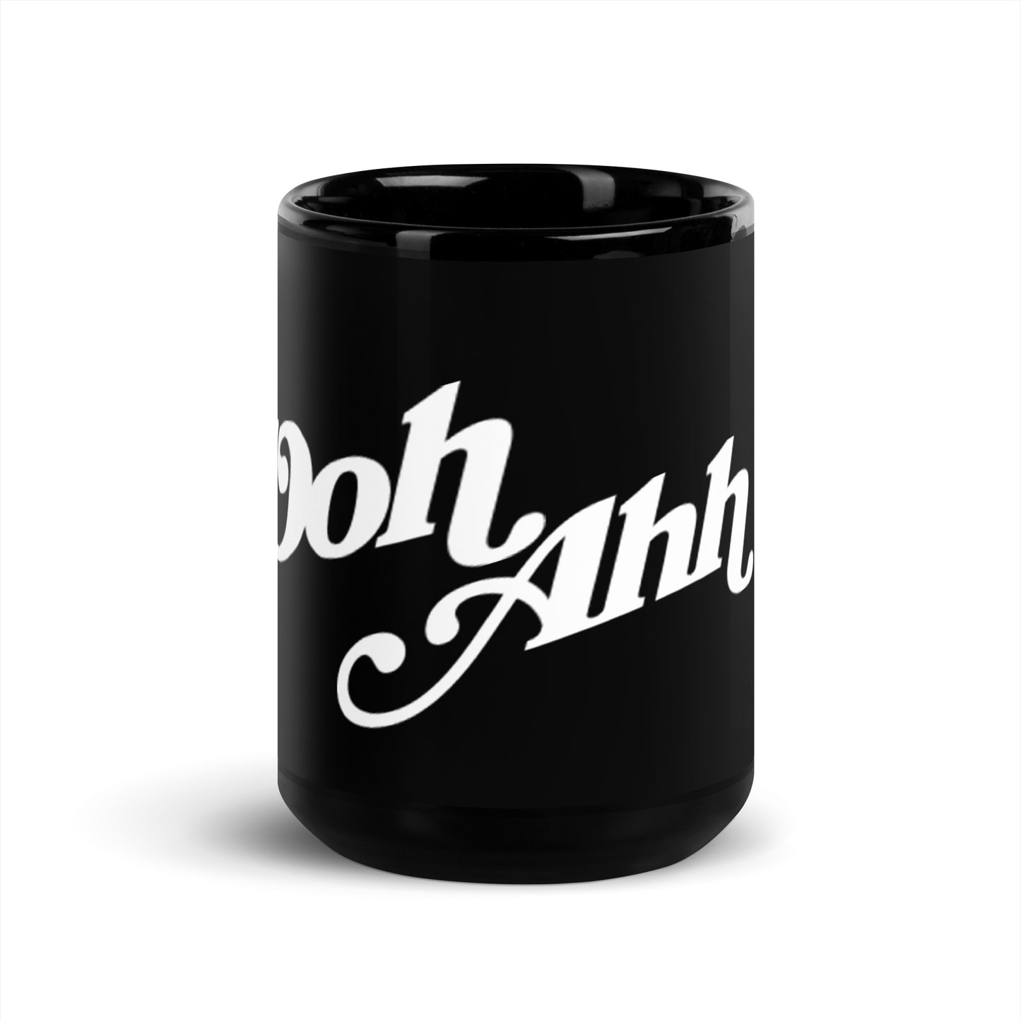 GRITS OA Black Glossy Mug