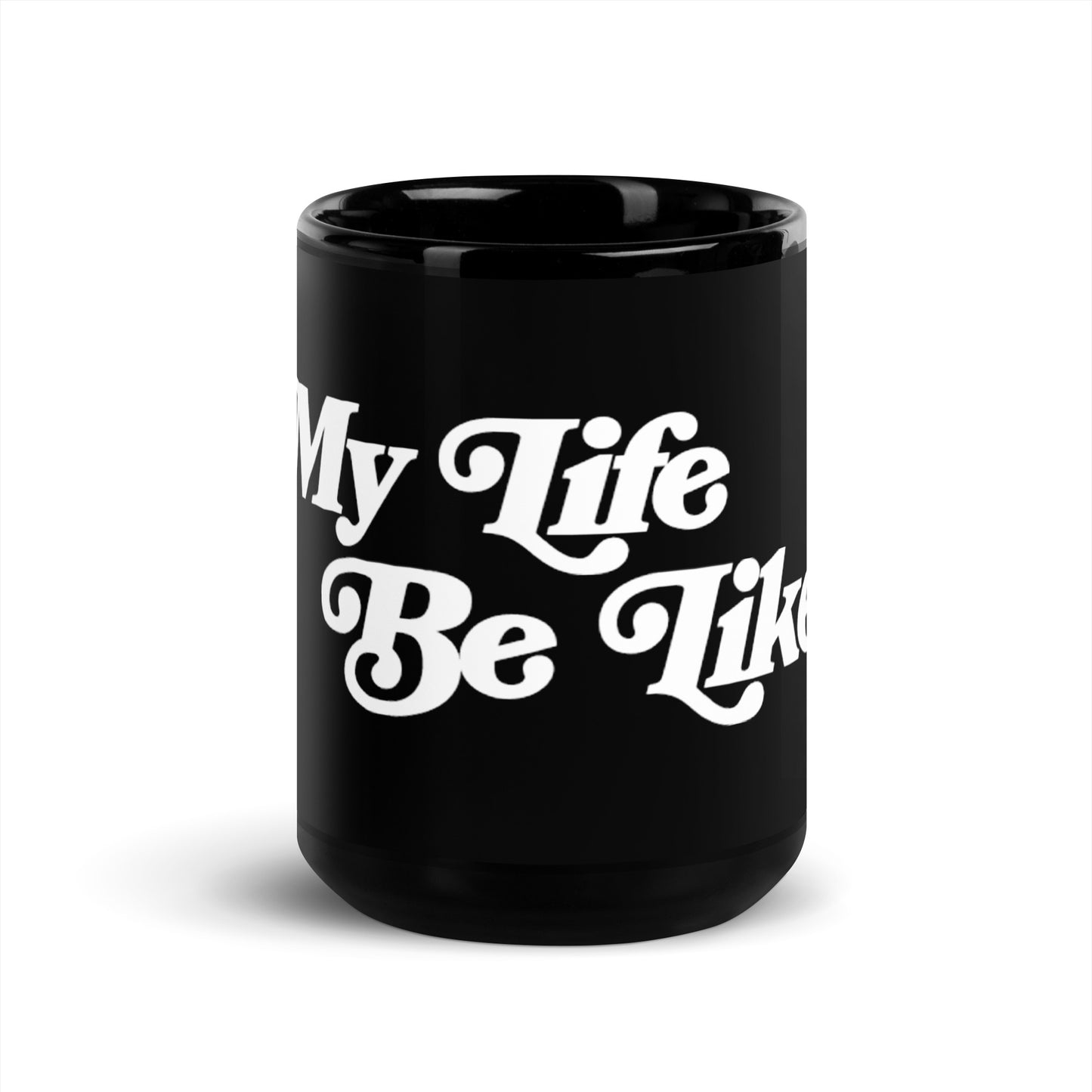 GRITS MLBL Black Glossy Mug