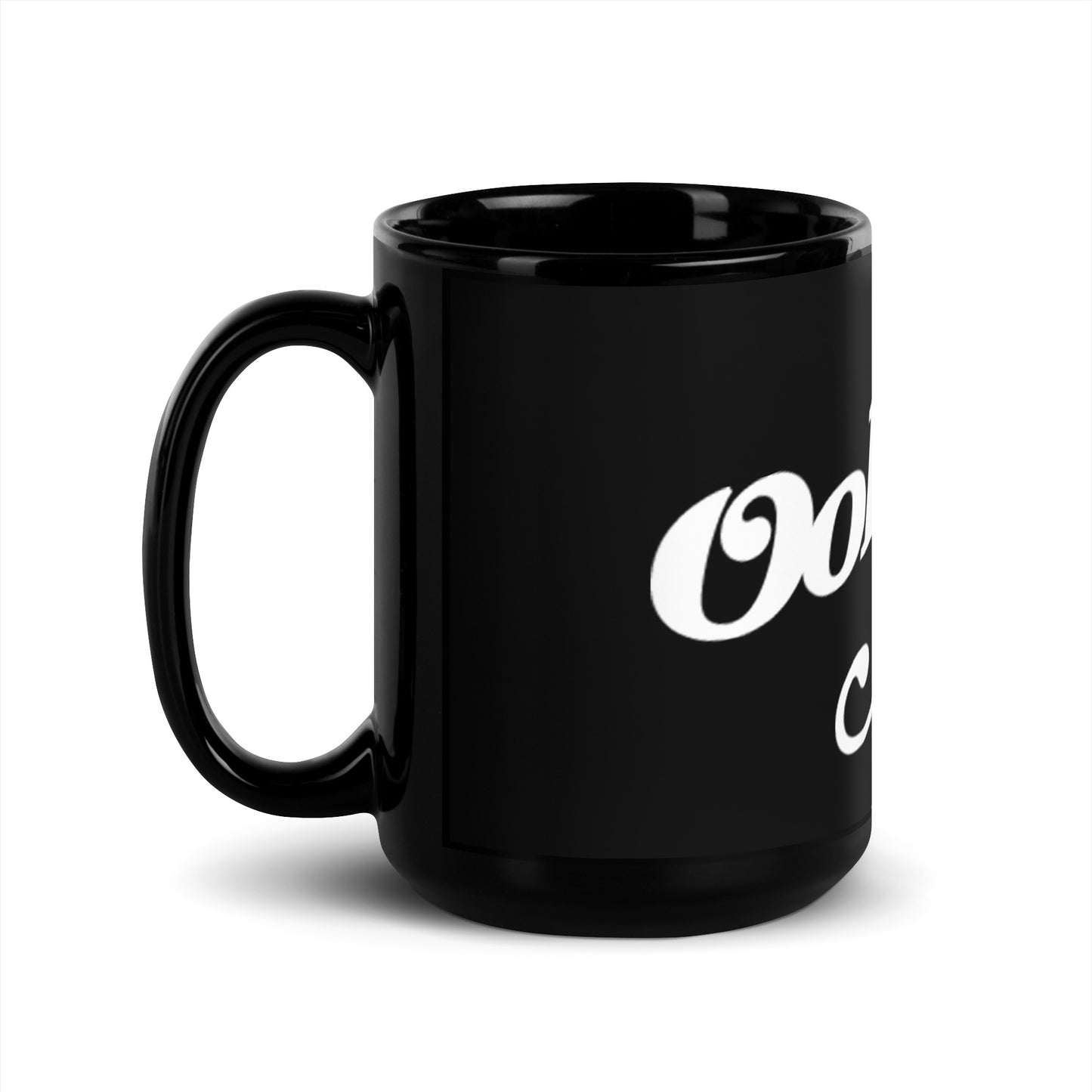 GRITS OA Black Glossy Mug