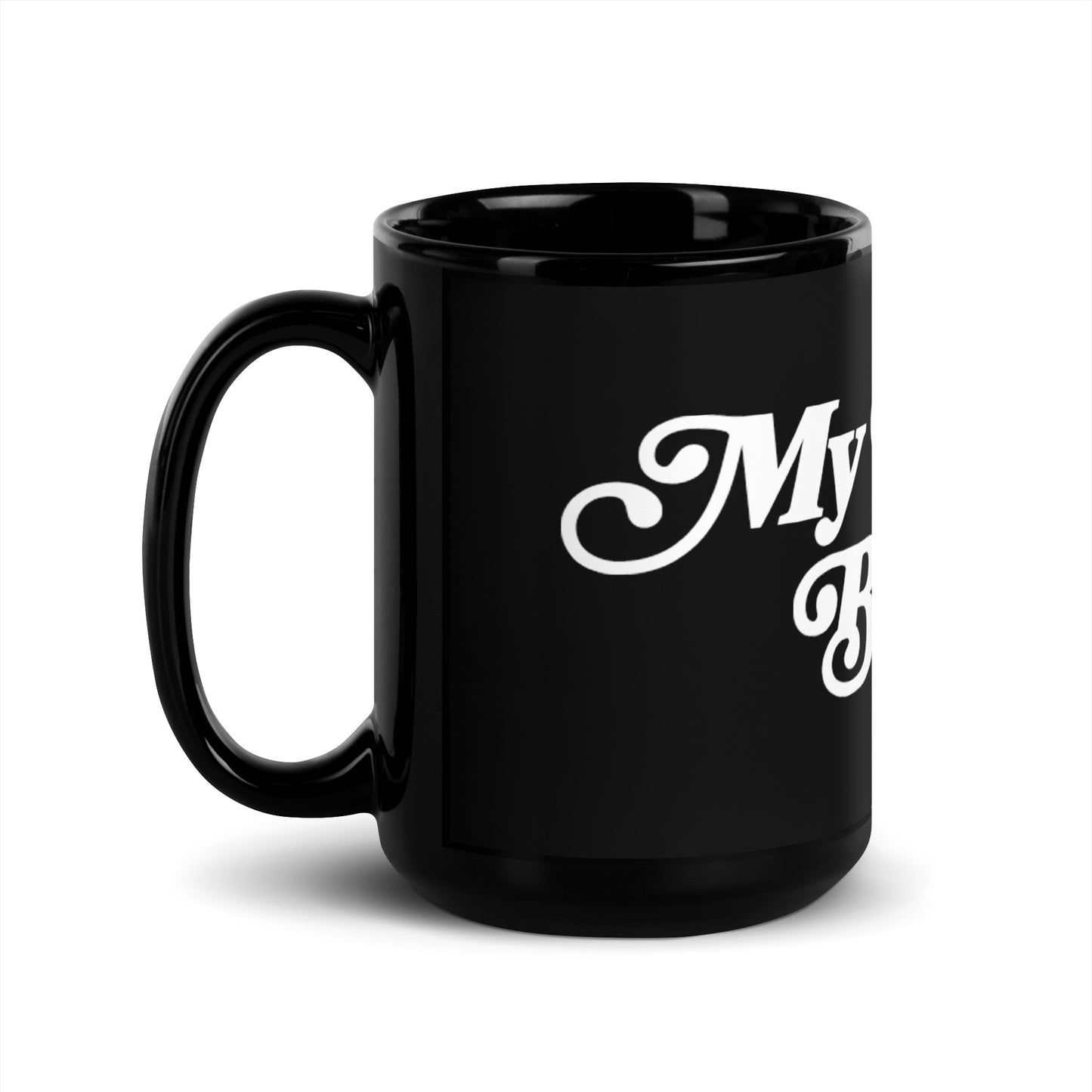 GRITS MLBL Black Glossy Mug