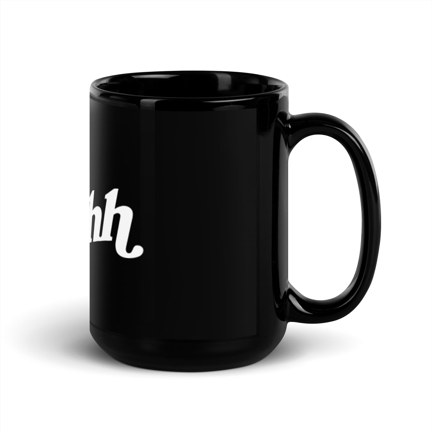 GRITS OA Black Glossy Mug